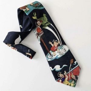 Vintage Fred Flintstone 1993 Neck Tie Sport Themed Vintage Tie The Flintstones